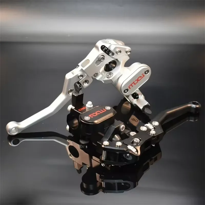 MXS CNC 16mm Piston Straight Push Brake Master Cylinder, Adjustable Lever Distance &Torque,Motorcycle