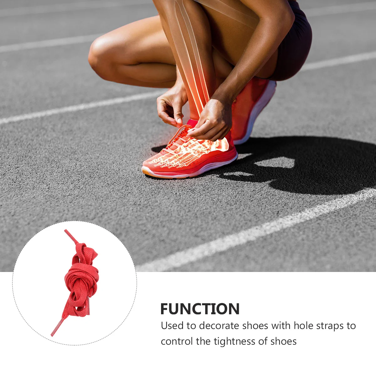 

1Pair Waxed Cotton Shoelace Flat Casual Shoe Tie for Sneakers Resistant Fraying Durable Long Lasting Running Jogging