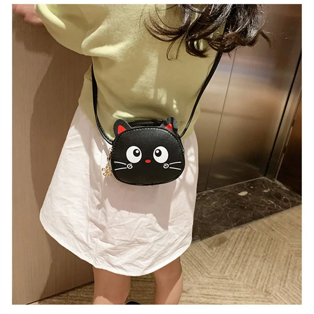 Sac à bandoulière en forme de chat pour enfant, joli cadeau pour fille et garçon