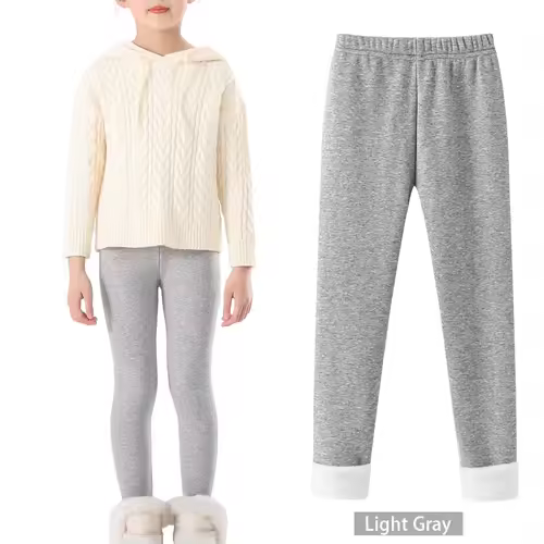 SheeCute Girls Winter Warm Pants Kids Fleece Lined Leggings for 3-11 Years SCW7101 - Image 19