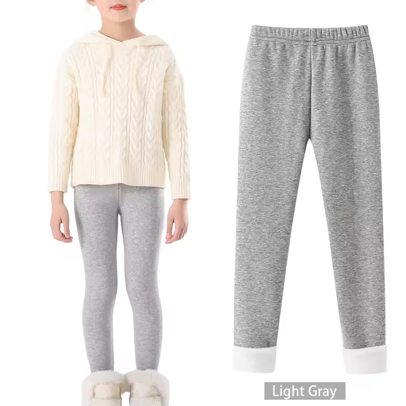 SheeCute Girls Winter Warm Pants Kids Fleece Lined Leggings for 3-11 Years SCW7101 - Image 19