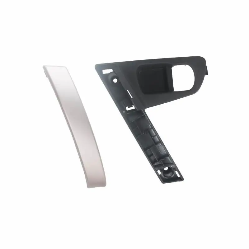 Black Silver Car Inside Door Handles Left Right Set Part For Nissan QASHQAI J10 2007-2015 80944-JE50A 80945-JE50A