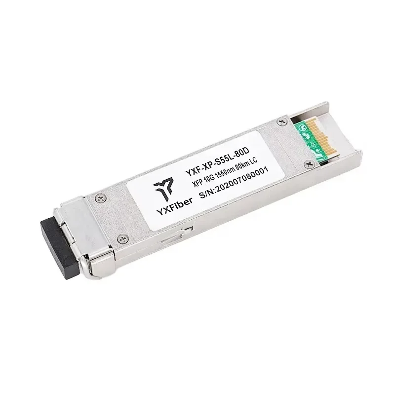 Hot Selling YXFiber Fiber Optic Module Compatible Gigabit Ethernet XFP ZR 80km 1550nm SMF Dual Duplex LC 10G XFP Transceiver Man