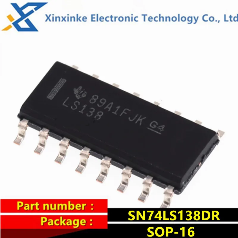 

10PCS SN74LS138DR LS138 SOIC-16 Encoders Decoders Multiplexers & Demultiplexers 3-line to 8-line Decoder/Demltplxr Brand New