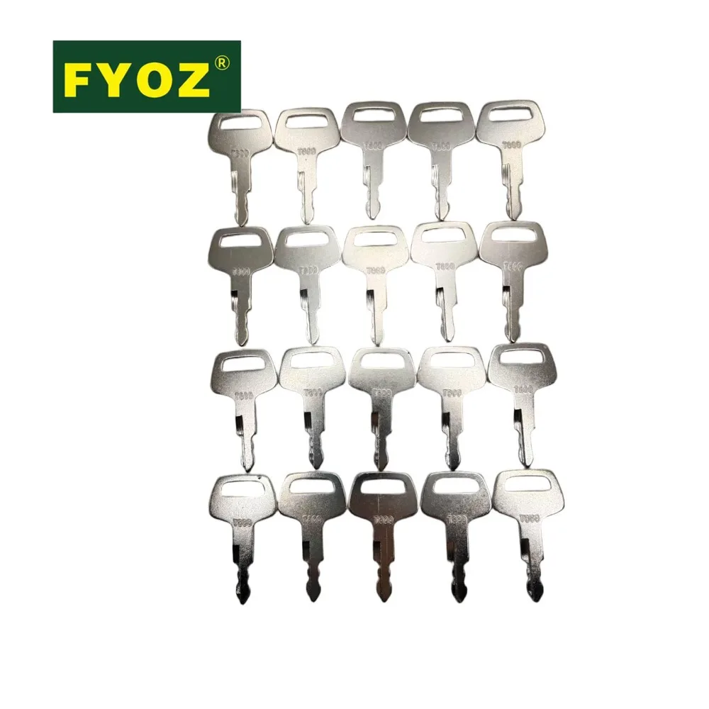 20PCS Heavy Equipment Ignition Keys T800 For TCM Wheeled Loader Key