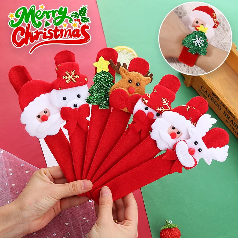 احتفالية المفاجئة سوار عيد الميلاد تضيء معصمه أفخم سانتا مزلقة الاطفال هدية عطلة حفلة لصالح لعبة الكرتون