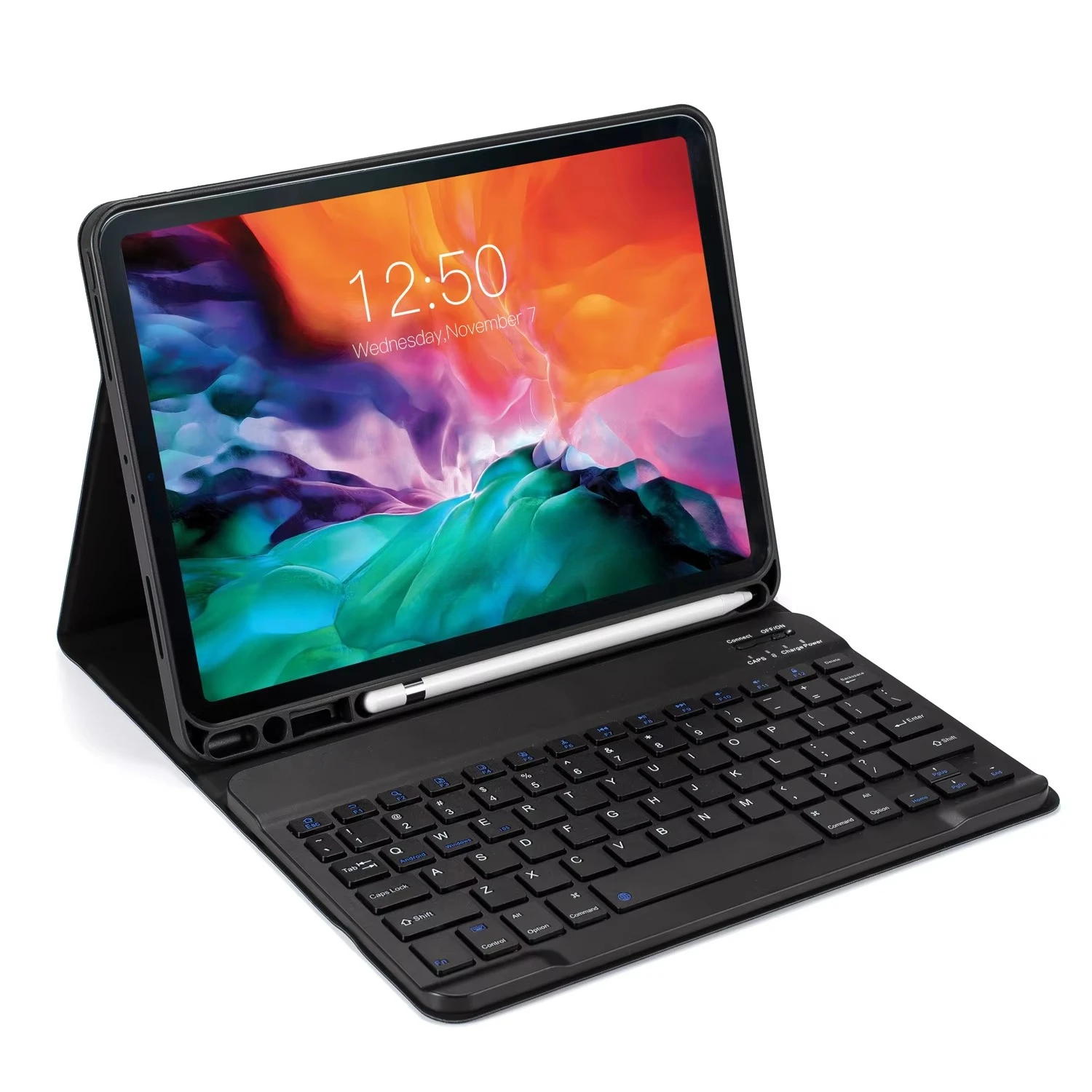 

Mousepad Detachable Wireless ABS Keyboard Stand Case Cover for iPad air 5 Pro 11.0 Support for IOS Android windows Devices