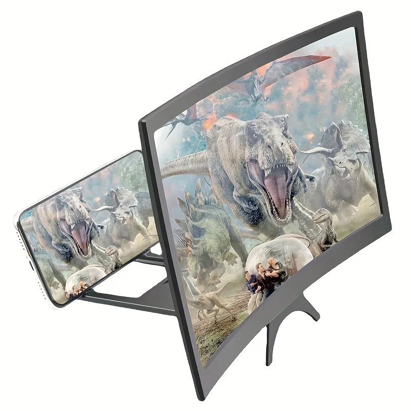 Mobile Screen Amplifier,Lazy Person Stand,3D High-definition Mobile Phone Amplifier Screen,Suitable for Mobile Phones and Tablet