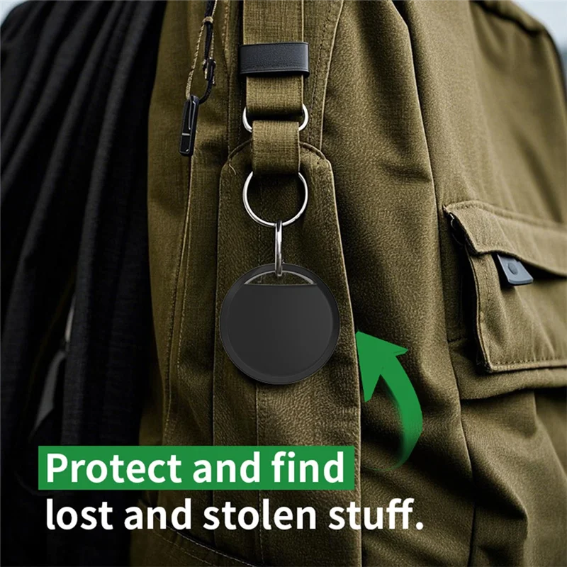 REPLA-For Android Compatible Bluetooth Tracker 4Pcs Tag Work With Google Find App Key Finder Bike Pets Smart