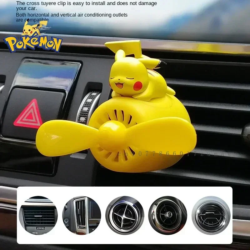 Pokemon dos desenhos animados caixa de perfume anime psyduck carro ambientador perfume difusor tomada fragrância decoração automática acessórios presentes