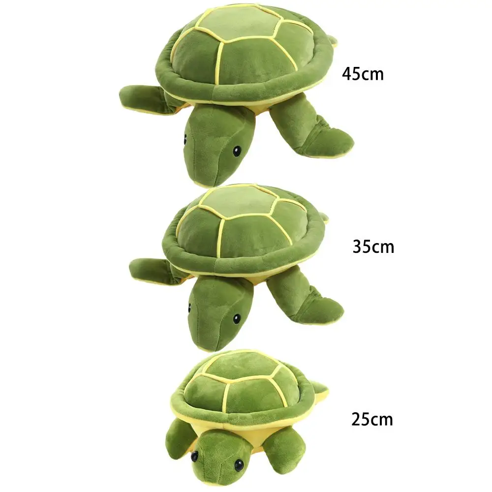35cm Kawaii Sea Turtle Pillow Cushion Soft Plush Filling Animal Throw Pillow Cushion Kids Turtles Toys Boys Girls Birthday Gift