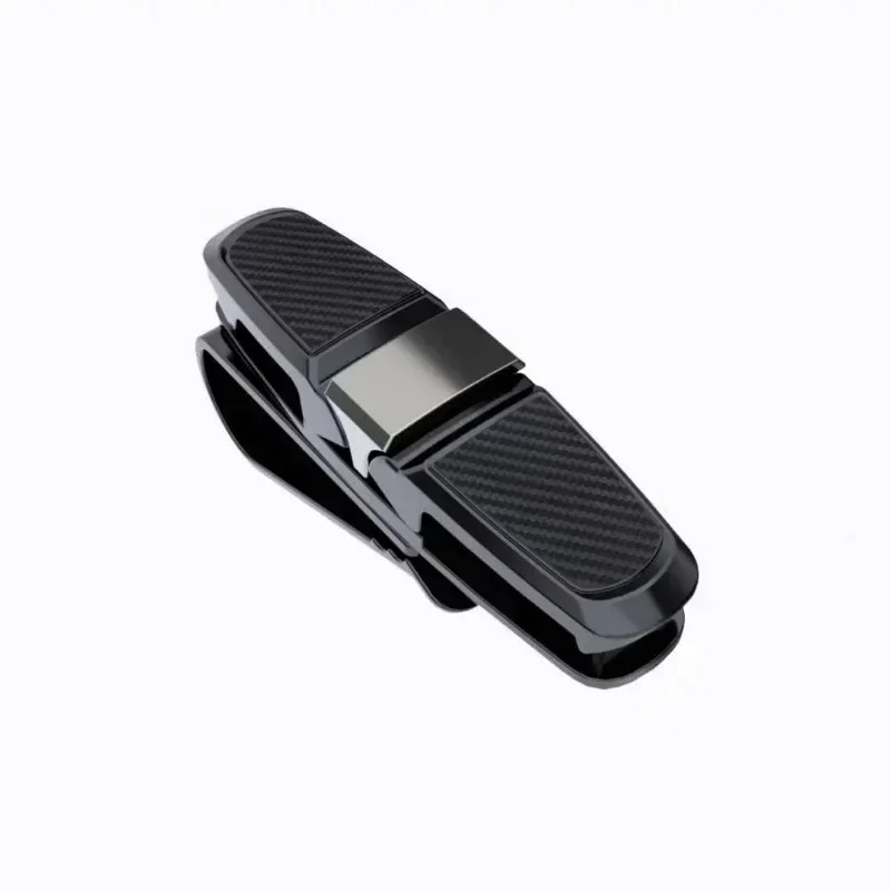 1PC 180 Degree Glasses Holder for Car Sun Visor, Sunglasses Eyeglasses Mount with Ticket Card Clip Car Sun Visor Car Interior image 5