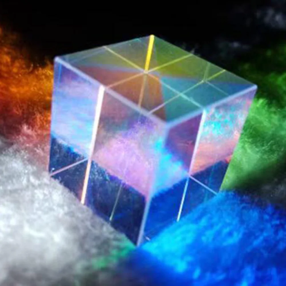 

cube dispersion prism optical cube RGB cube glass cube