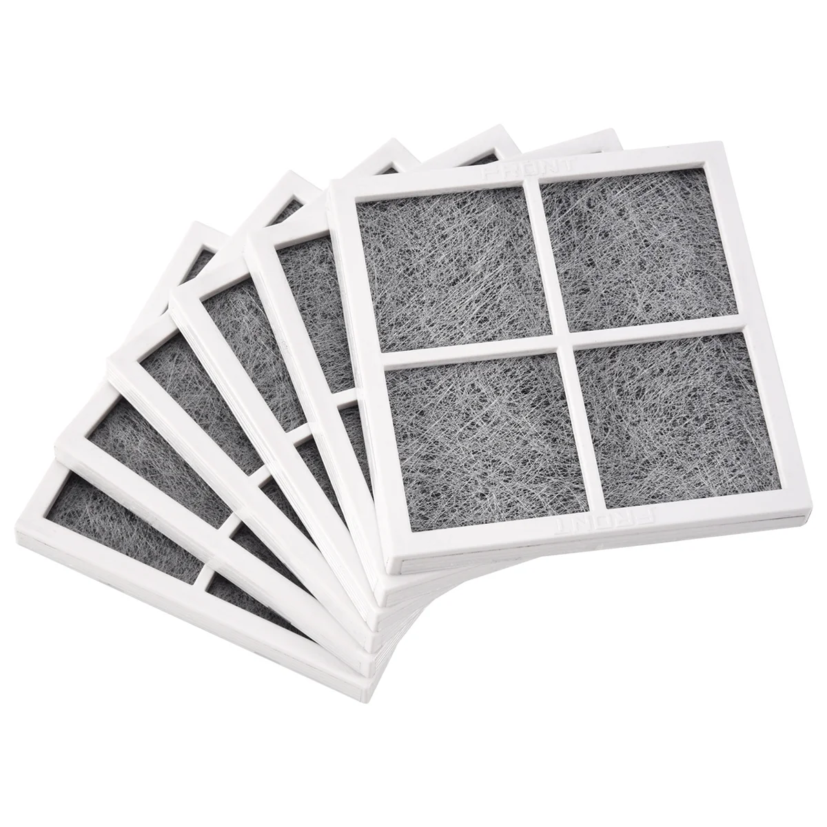 6 Pcs Replacement Air Filter for LG LT120F Kenmore Elite 469918 Refrigerator Adq73214402, Adq73214404