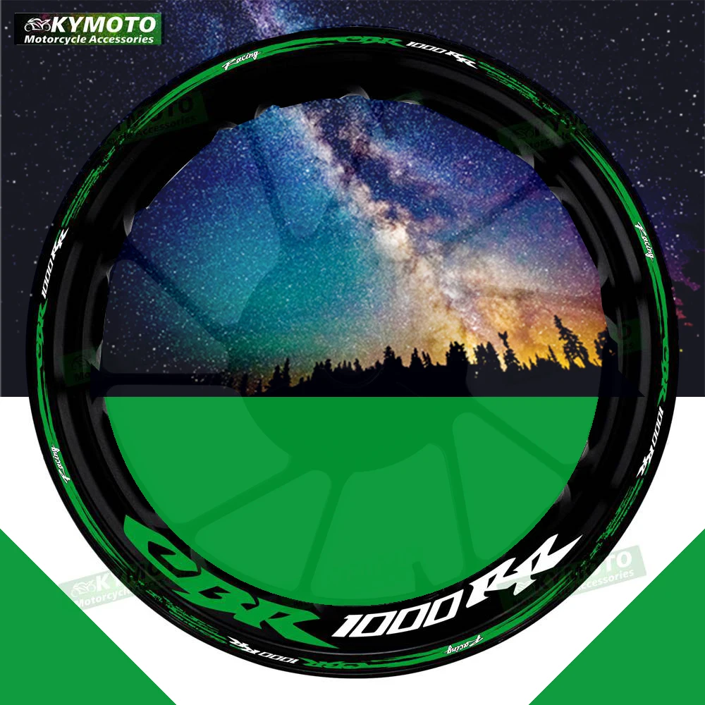 

For Honda CBR1000RR CBR 1000RR motorcycle accessories 17 inch front and rear wheel stickers reflective rim stickers decoration