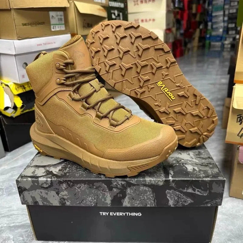 Original Brand Comfortable High Top Outdoor Hiking Shoe Designer Zipper Mountain Climbing Boots Autumn/Winter Trecking Sneakers