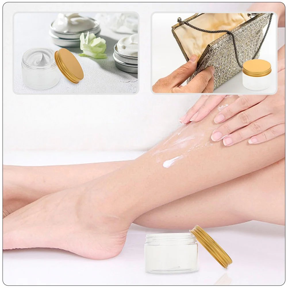 

12 Sets Small Jars with Lids Face Cream Refillable Container Travel Storage Bottle