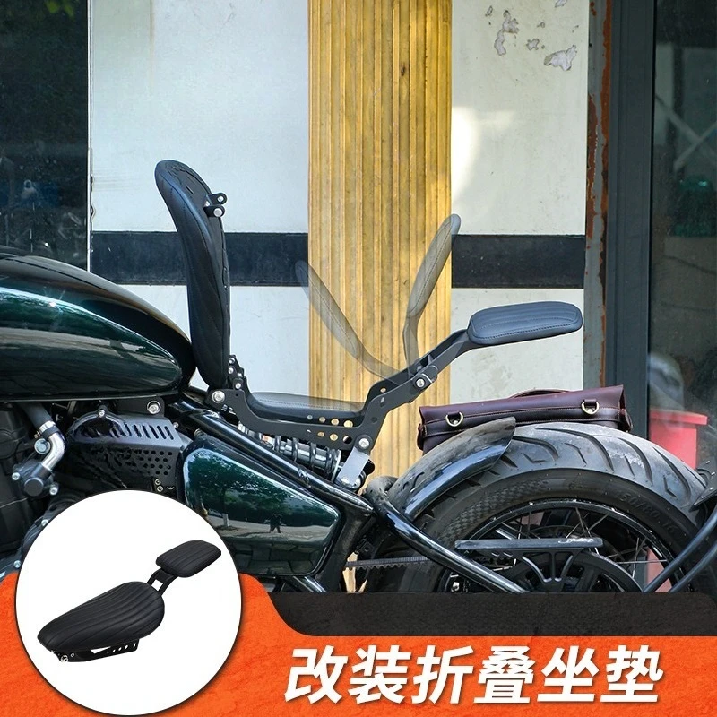 SpotFolding Seat Cushion Assembly for Triumph Bobber Motorcycle Modification Front RearGoods