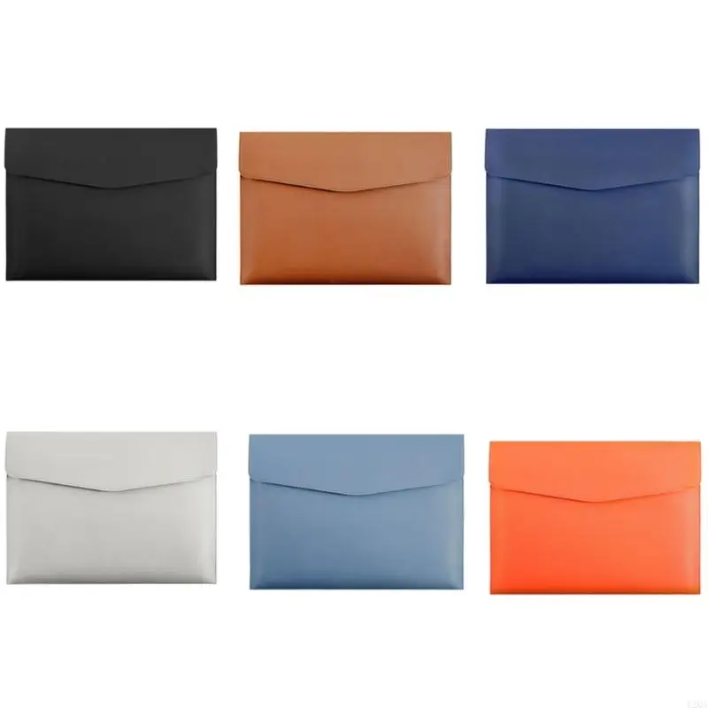 

Water Resistant PU Leather Folder Document Organiser Storage Case Closure 100 Sheets Capacity For School Office
