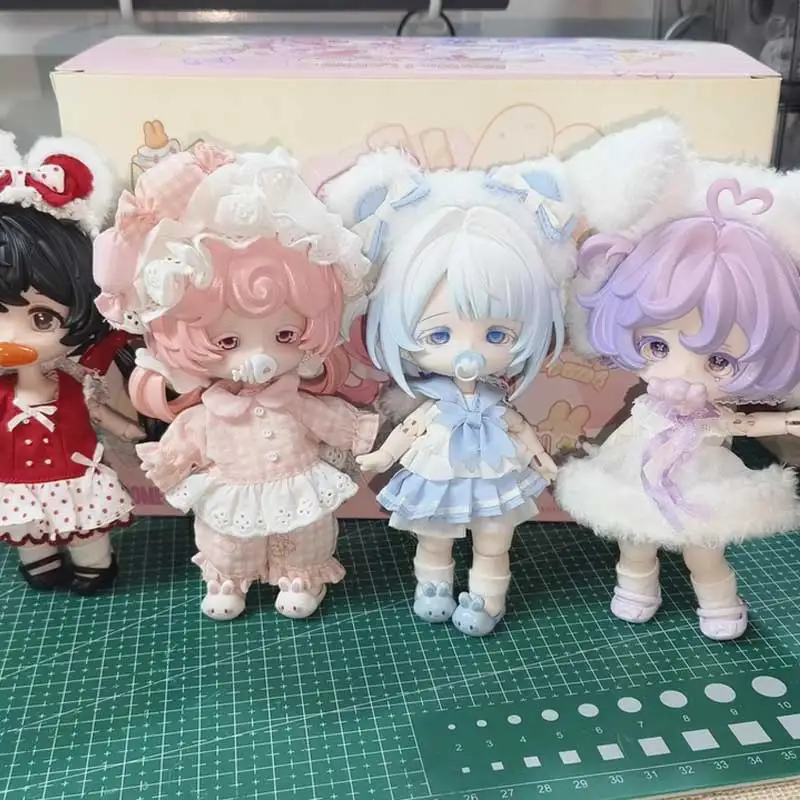 

Аутентичный молочный торт Come4free Dream Puff Series 12-минутная замена мобильной куклы BJD кукла слепая коробка орнамент