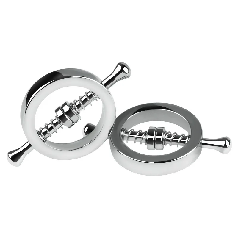 BDSM metal nail nipple clamps, nipple correction, flirtatious stimulation, adult sex toys view 6