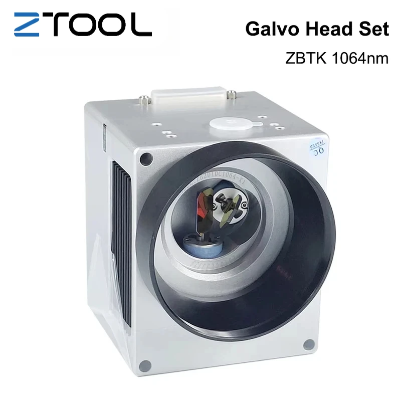 

Fiber Laser Scan Galvo Head Set ZBTK 1064nm Apeature 10mm Galvanometer Scanner with Power Supply.
