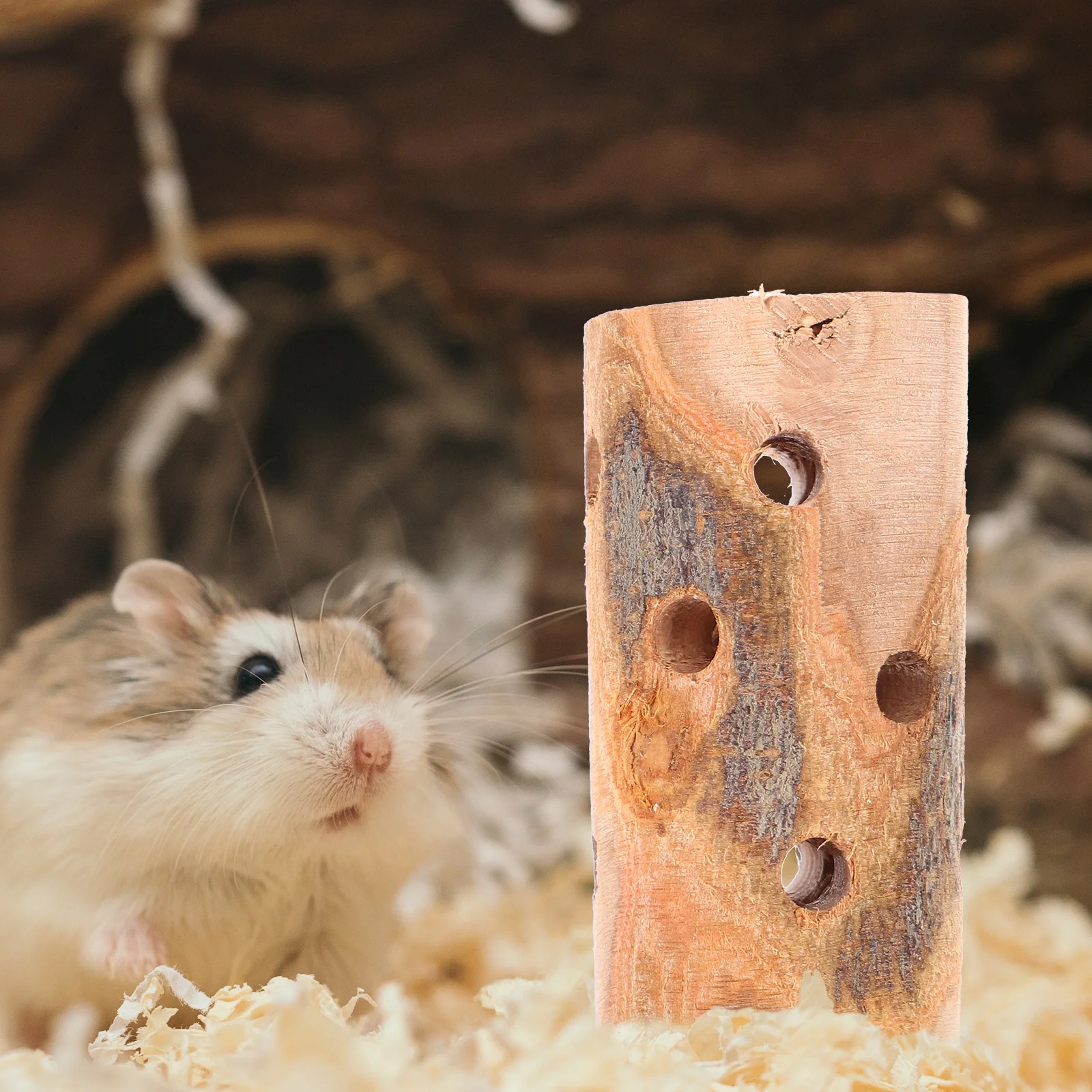 

3pcs Apple Wood Chew Toys for Hamsters Rabbits Guinea Pigs Chinchillas Natural Wooden Bite Sticks Pet Molar Playthings Teeth