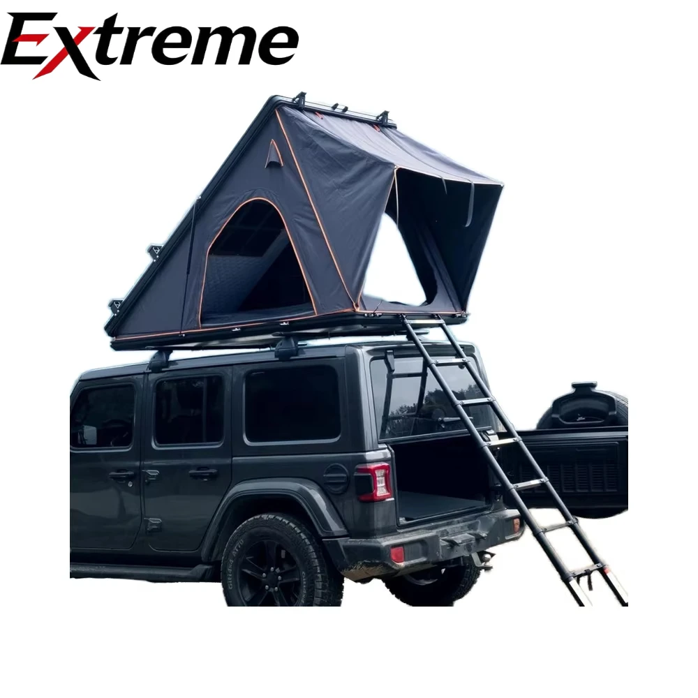 Aluminium Pop-Up Roof Top Tent Waterproof Hard Shell Rooftop Tent for Van Jeep Car SUV Truck Camping-for Summer