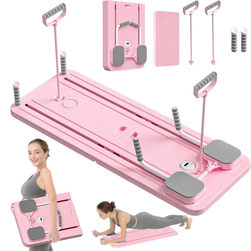 Wholesale Folding Pilates Reformer with Timer Multifunctional Gym Accessories Sports Pilates Board