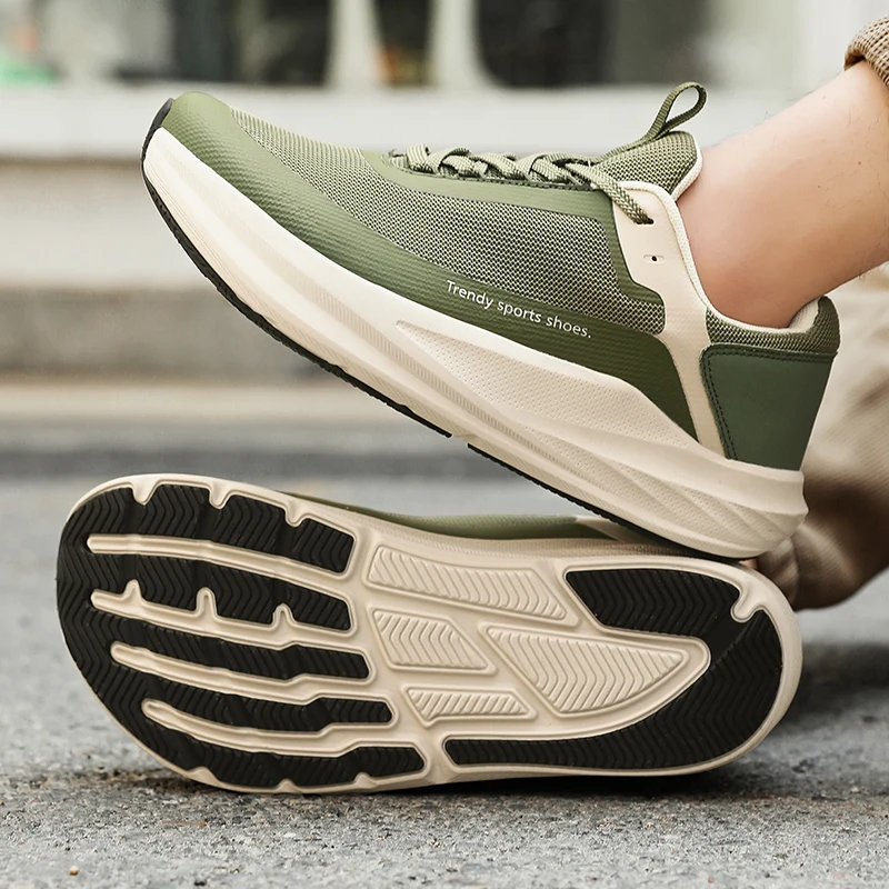 Men High Quality Casual Sneakers Unisex Wide Toe Zero Drop Barefoot Shoes Mesh Breathable Anti Slip Street Walking Running Shoes