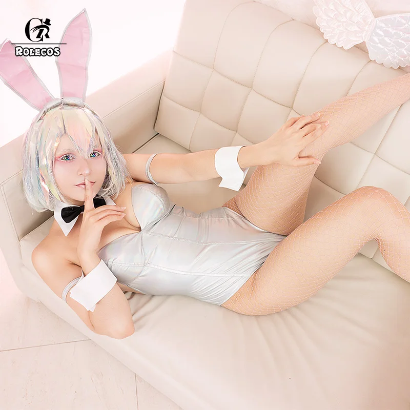 ROLECOS Anime Saenai Heroine no Sodatekata Cosplay Megumi Kato Sexy Bunny Girl Costume Women Sexy Jumpsuit Costume