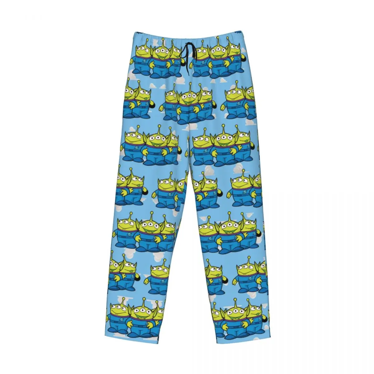 Custom Print Toy Story Aliens Pajama Pants for Men Animation New Sleep Sleepwear Bottoms with Pockets