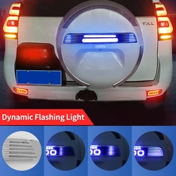 For 2010-2023 Toyota Land Cruiser Prado 150 Fj150 Lc150 Accessories Tailgate Spare Tire Cover Stop Lamp Dynamic LED Light