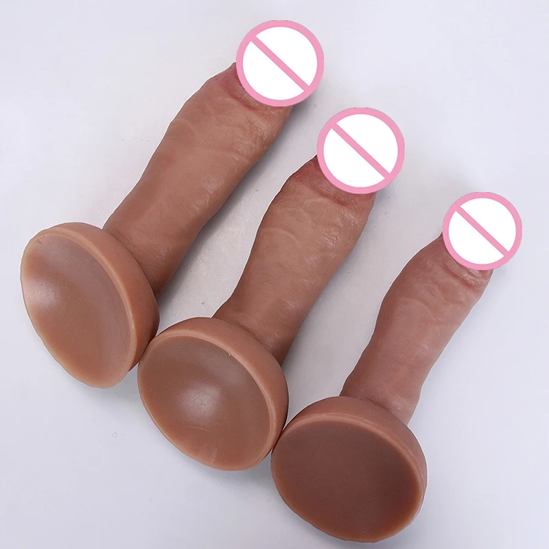 Realistic Dildo Skin Feeling Silicone Sex Toys For Women Big Penis With Suction Cup Female Masturbator Anal Product Adults Dick