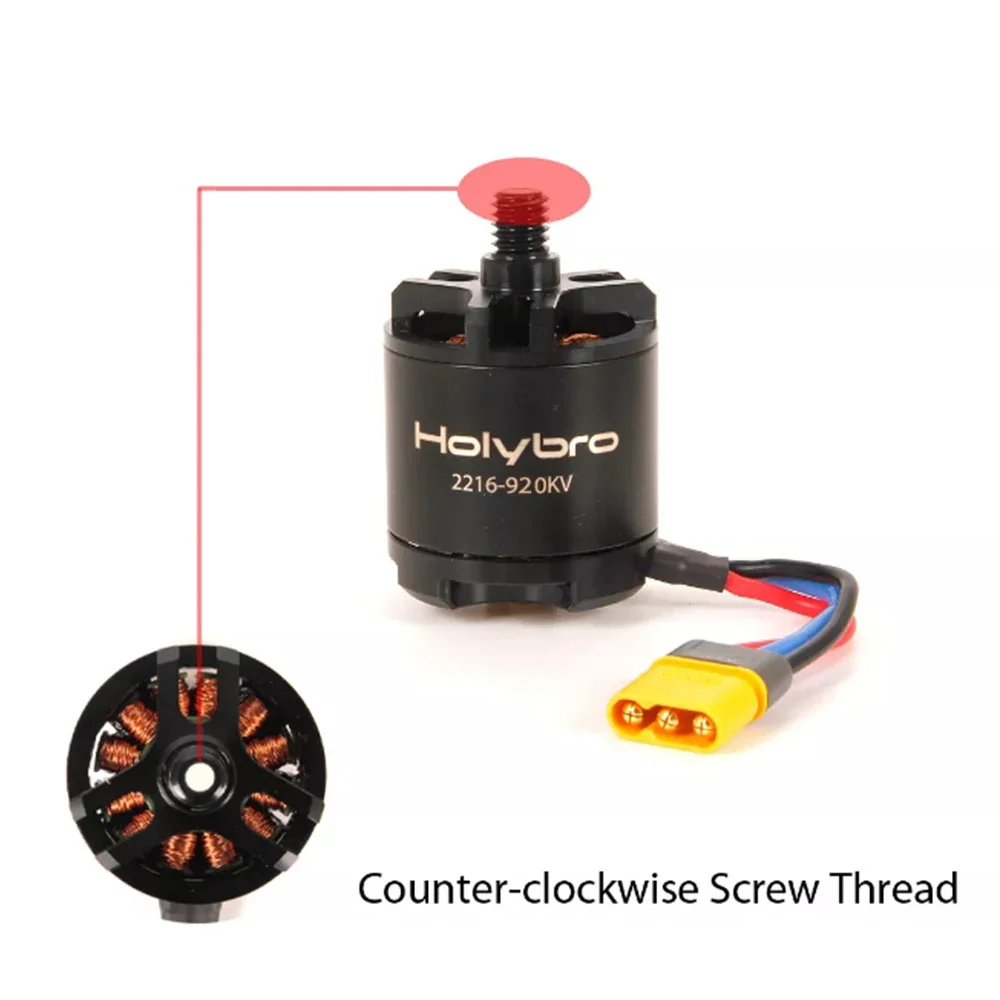 Holybro 2216 920KV Brushless Motor CW CCW Replacement for S500 V2 KIT X500 KIT Compatible 1045 propeller for RC FPV Drone Parts