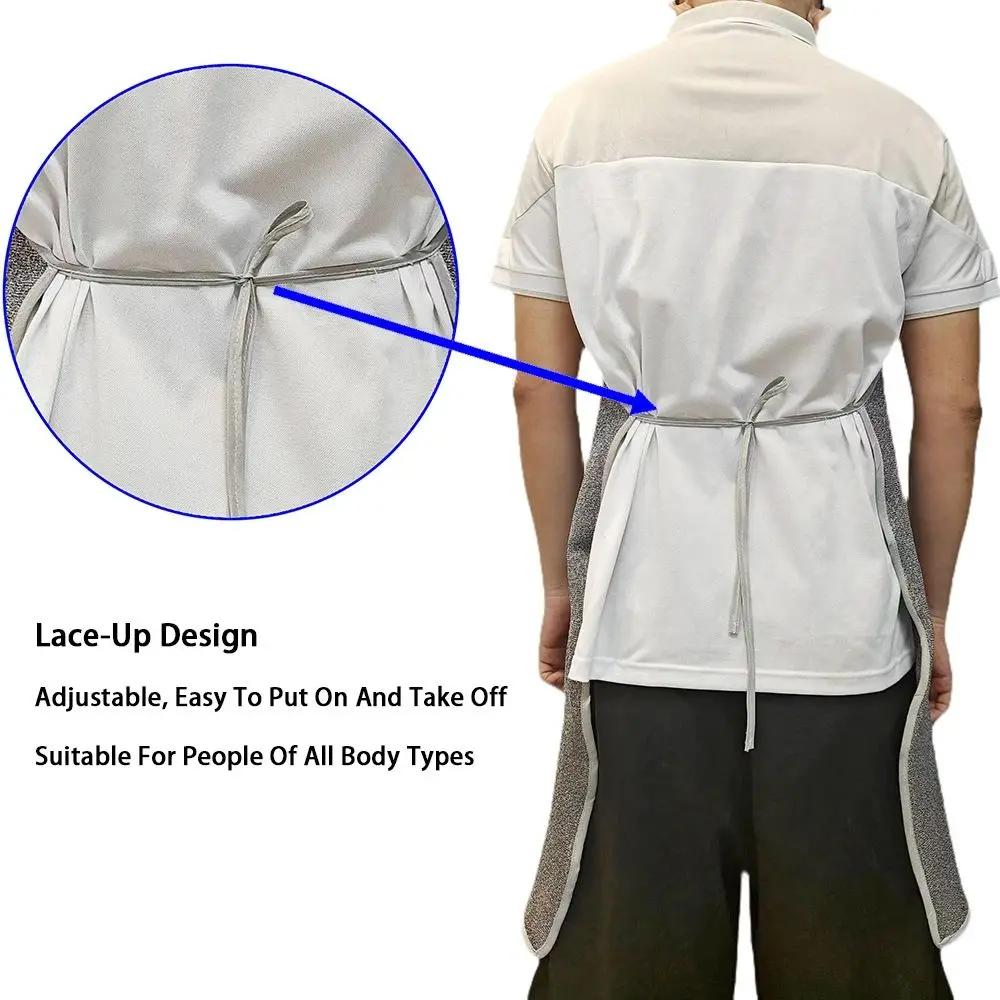 Anti-Cut 5 Level Handling Slaughterhouse Double-Sided Protection Wear-Resistant And Tear-Resistant Safety Protection Apron