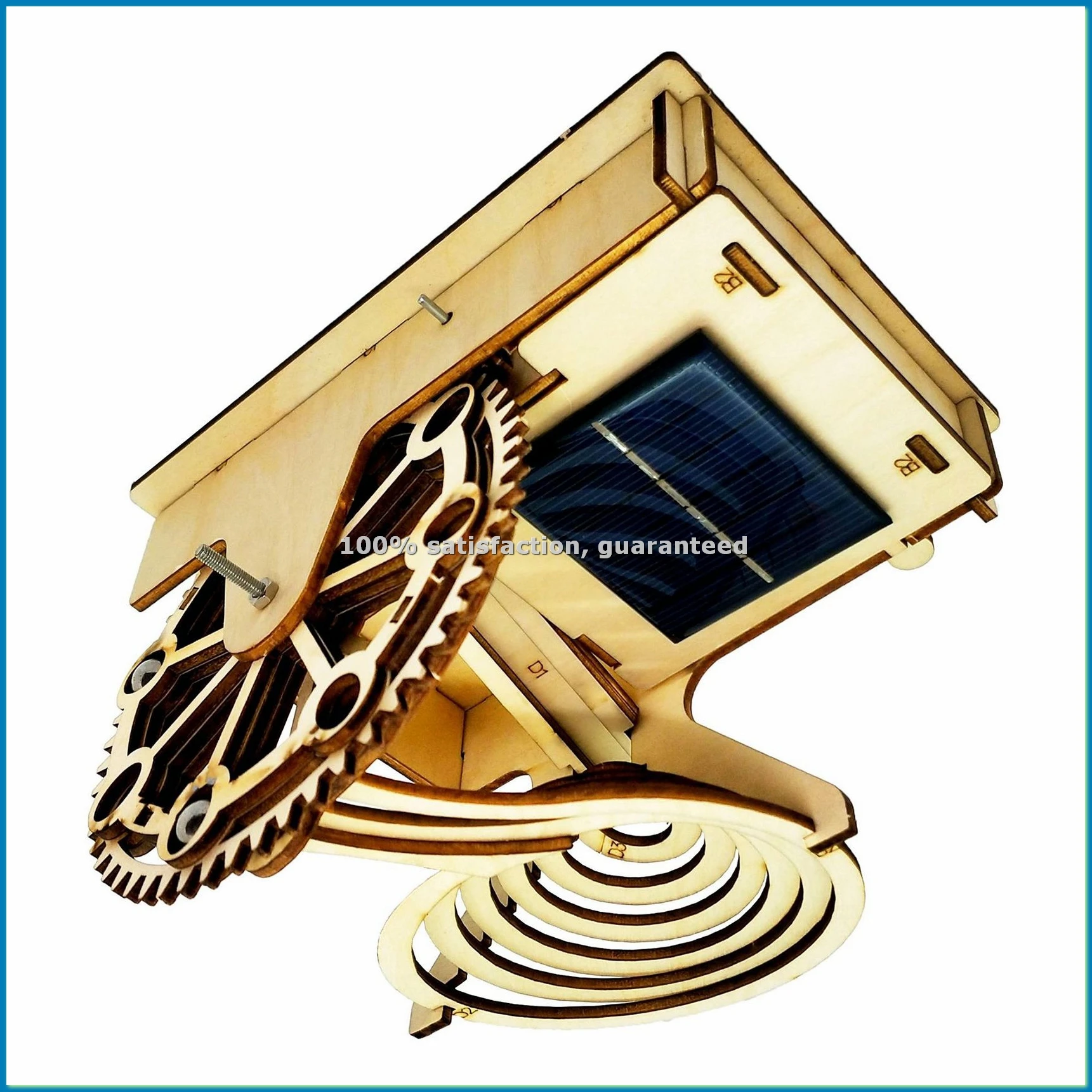Running Gear Track - 3D Wooden Marble Run Track Solar