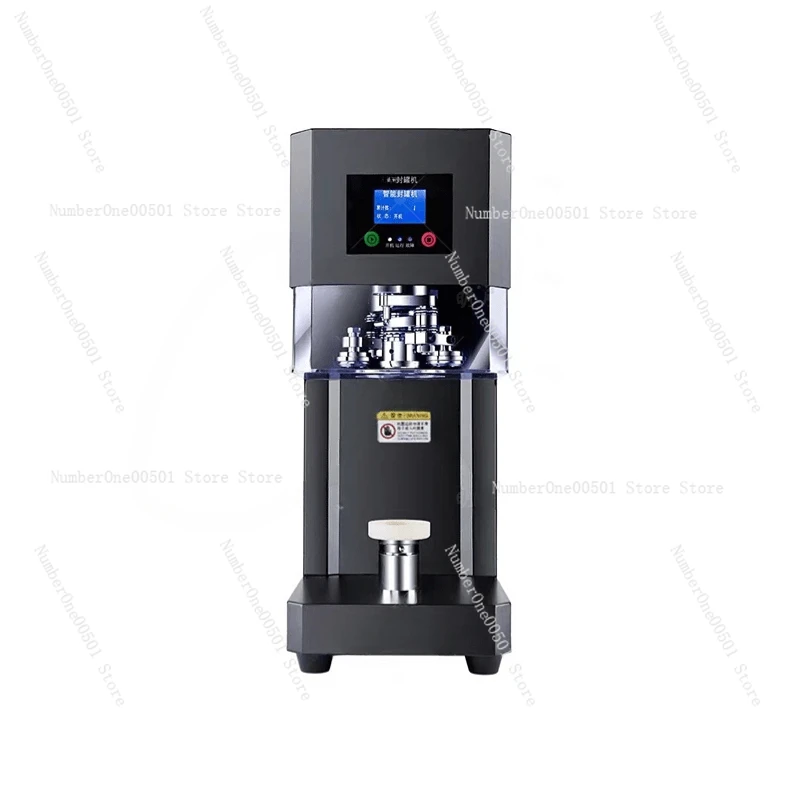 Automatic can sealing machine Plastic bottle Aluminum can Milk tea cup Empty can Commercial packaging sealing machine