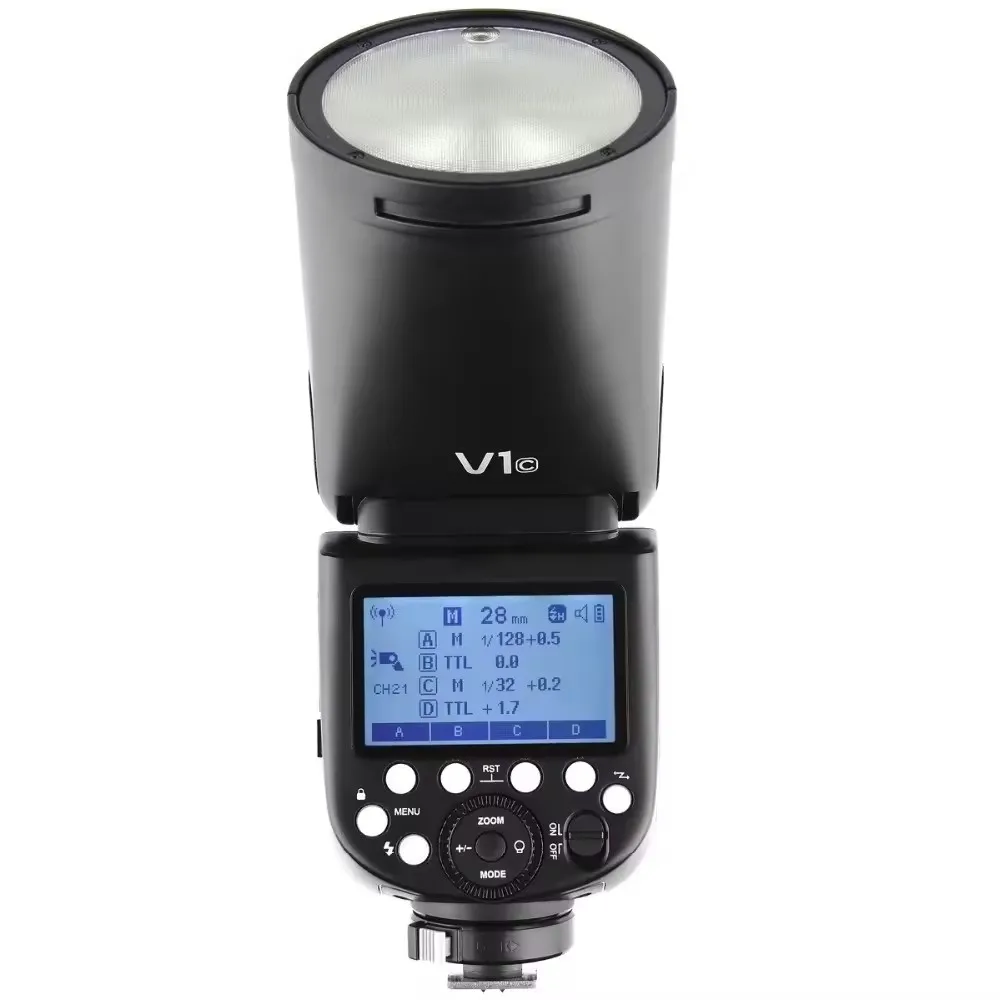 Godox V1 S/N/C/O/F TTL HSS Вспышка для камеры Speedlite Light с литиевой батареей
