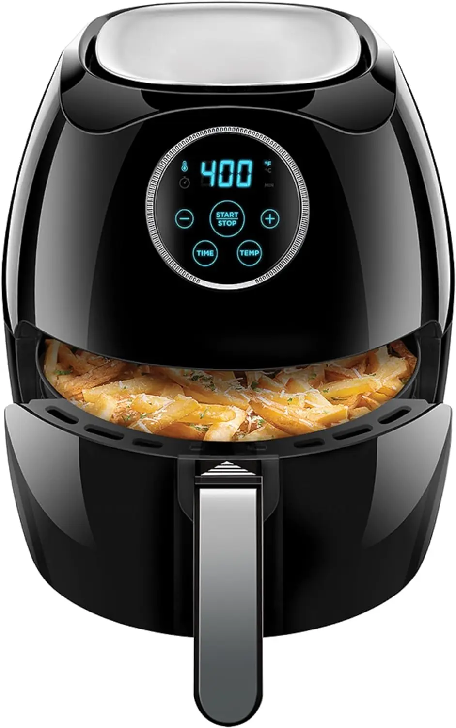 

Large Air Fryer 6.5 Qt XL, Healthy Cooking, User Friendly, Nonstick, Digital Touch Screen with 4 Cooking Functions w/ 60