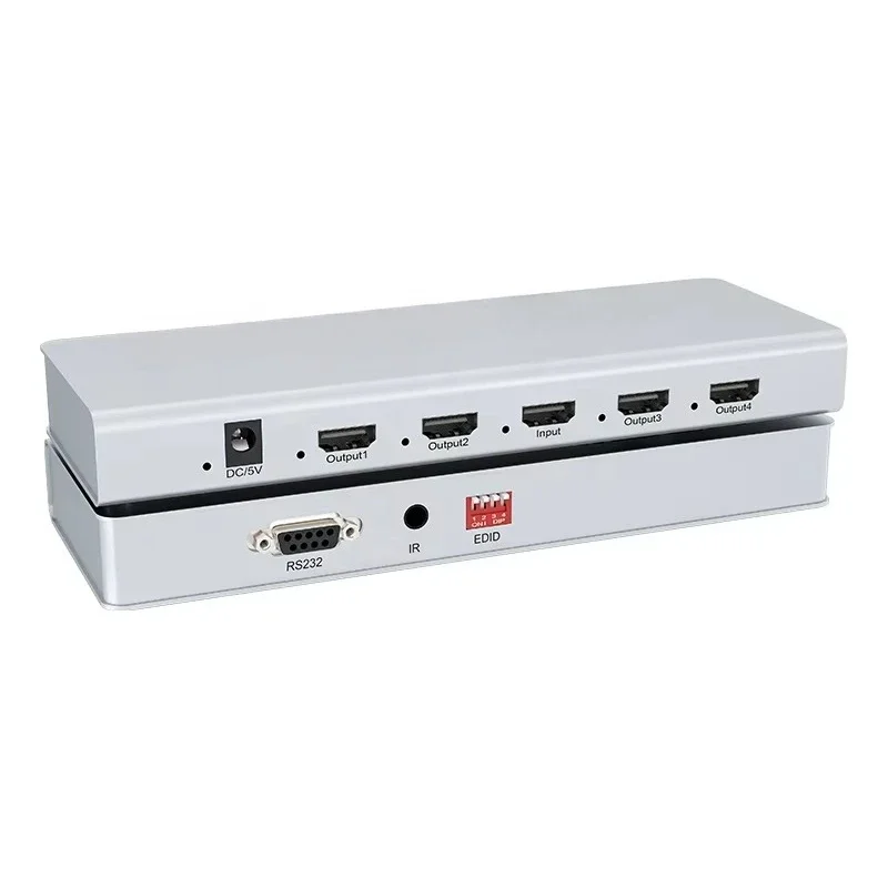 

Video Splitters and Converters 4-Port AV Audio Video Splitters