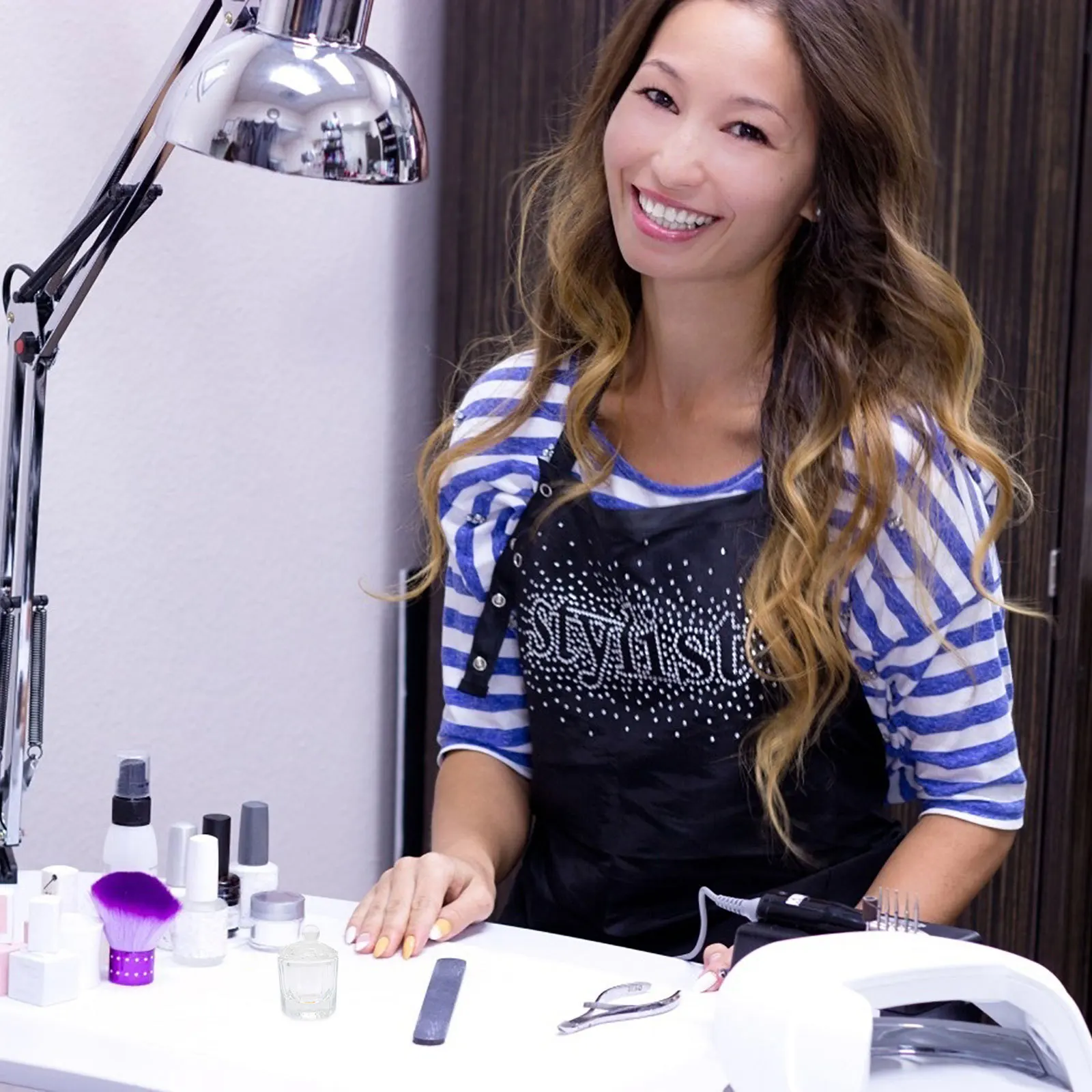 2 قطعة أكواب مانيكير زجاجية كريستالية أنيقة مسمار الفن السائل أصحاب مسحوق خلط مستلزمات صالون الأظافر أكواب مانيكير زجاجية