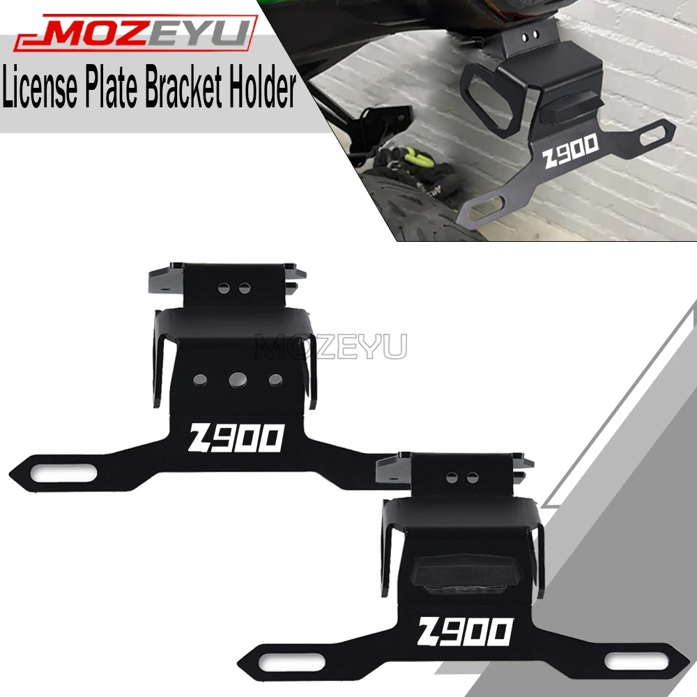 

MOZEYU License Plate Holder Bracket Tail Tidy Fender Eliminator For KAWASAKI Z 900 2017 2018 - 2020 2021 2022 2023 2024 Z900 SE