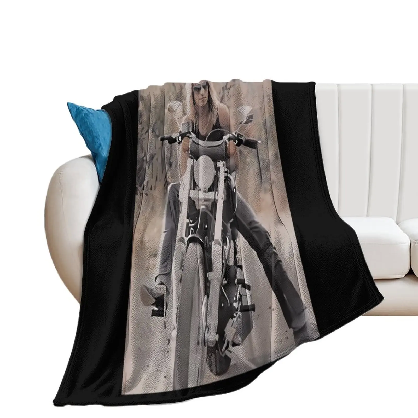 Vince Neil - Album Throw Blanket Tourist Shaggy Nap anime Blankets