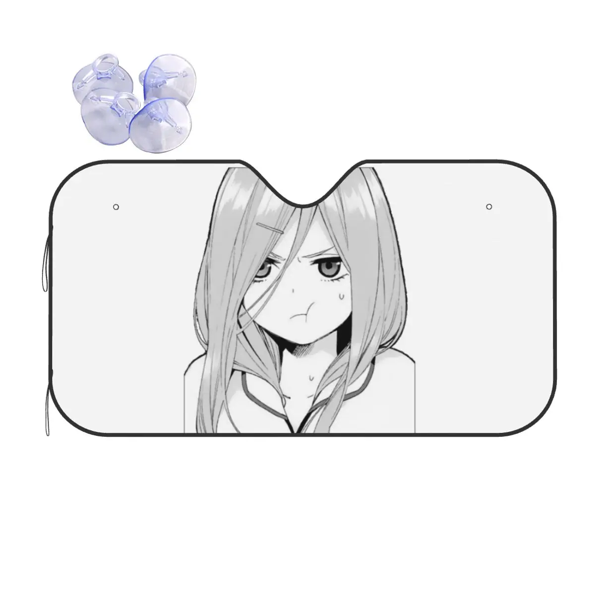 

Солнцезащитный козырек Miku Nakano Waifu, ветровое стекло автомобиля, переднее лобовое стекло, солнцезащитный козырек, аксессуары, чехлы