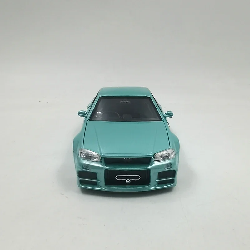 JADA 1:24 Scale NISSAN SKYLINE GT-R GTR R34 BNR34 Alloy Car Model Diecast Metal Vehicle Toy Collectible Souvenir Gifts