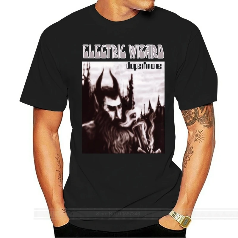 Electric Wizard T Shirt Dopethrone Tops Summer Cool Funny T Shirt cotton tshirt men summer fashion t-shirt euro size