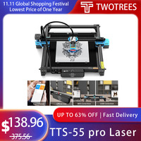 Twotrees TTS-10 PRO Laser Engraving Machine TTS-55 5.5/10W Metal Laser Engraver Machine Router Wood Leather Cutting Machine WIFI