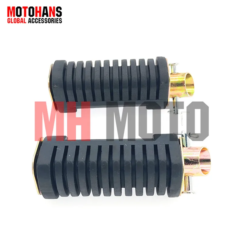 دراجة نارية الألومنيوم الجبهة أوتاد القدم مسند القدم دواسة مسند القدمين أوتاد القدم لهوندا BIZ100 SMASH110 ZB110 FAIR110