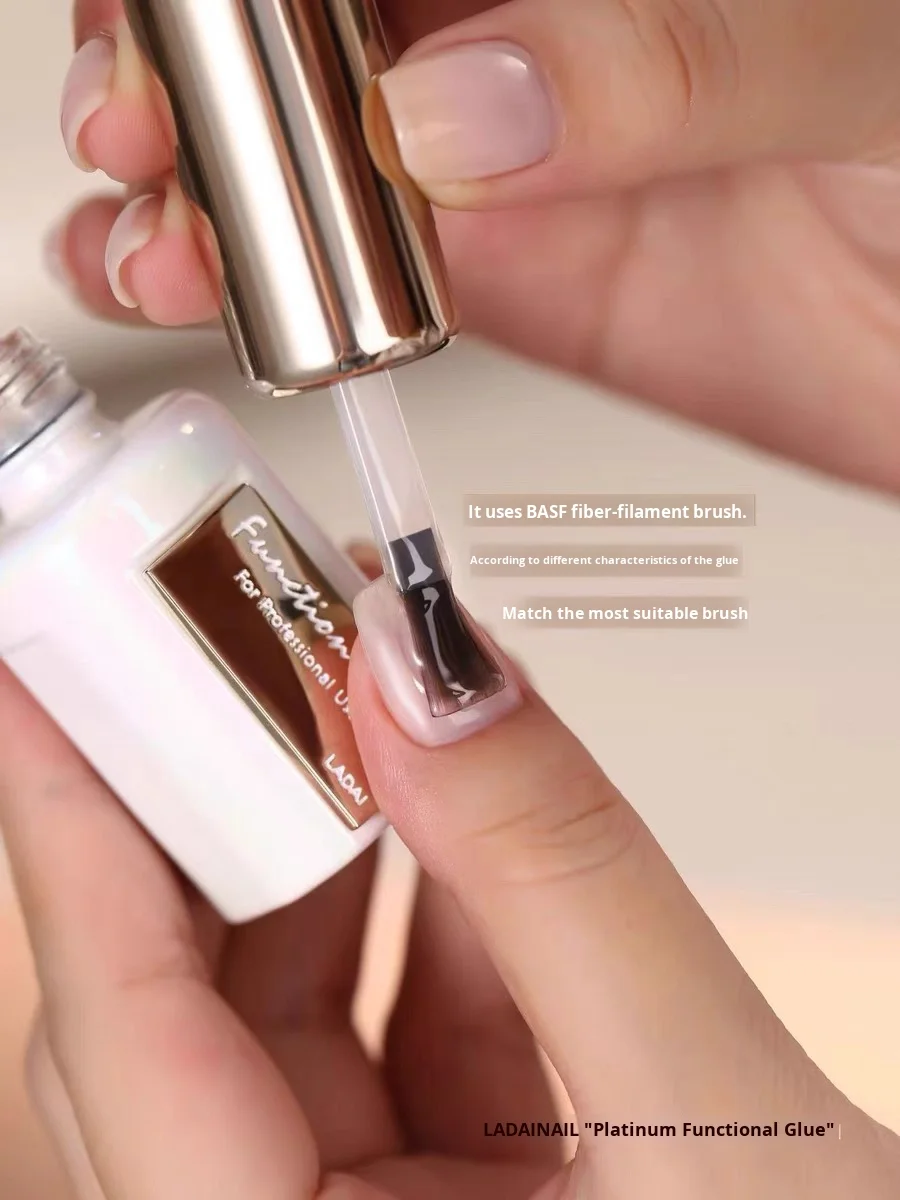 LADAI 2026New Functional Gel Set Long-Lasting HEMA-Free TPO-Free Non-Toxic UV Gel Base Coat Reinforcement Crystal Top Coat